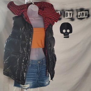 Unisex Puffer Reversible Vest by Izzuextreme Sz 4 NWT